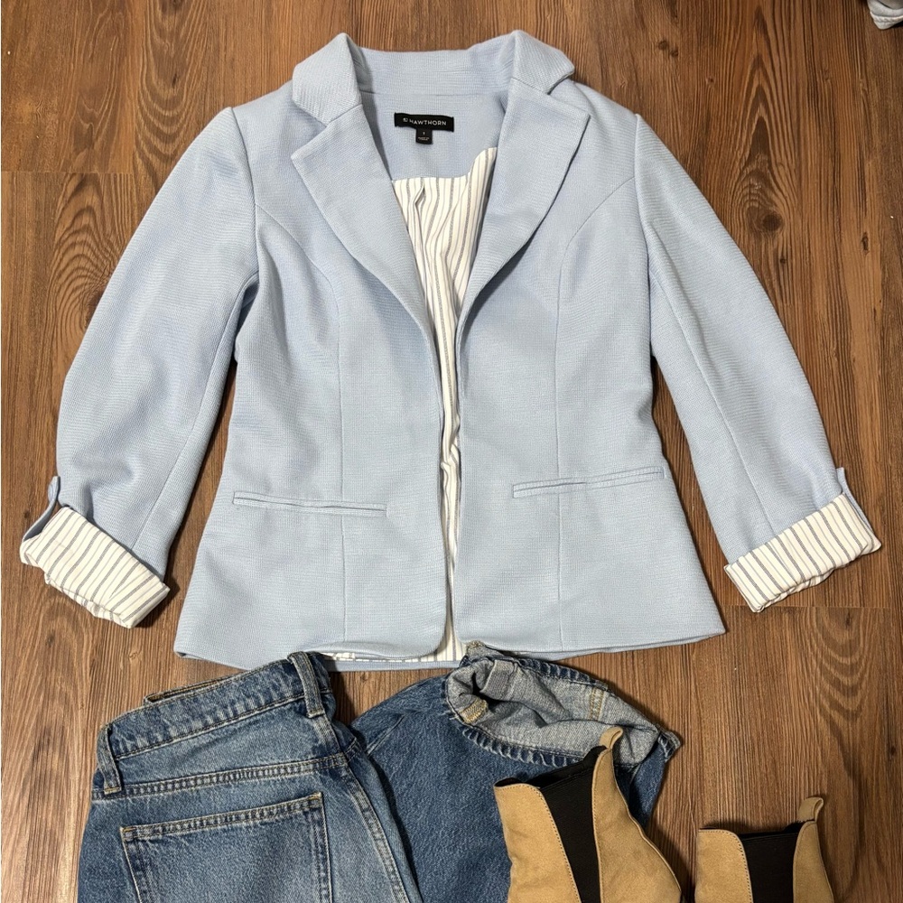 41 Hawthorn Sky Blue Women's Blazer
